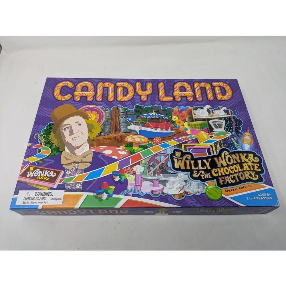 Candy Land Willy Wonka and the Chocolate Factory Board Game - Picture 4 of 5